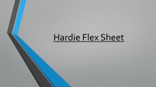 Hardie Flex Sheet Provides a Flat Panel for a Traditional Appearance