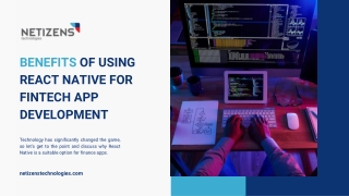 Why Is React Native Said To Be the Best Choice For Fintech App Development?