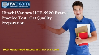 Hitachi Vantara HCE-5920 Exam Practice Test | Get Quality Preparation