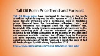 Tall Oil Rosin Supply online