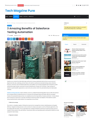 3 Amazing Benefits of Salesforce Testing Automation