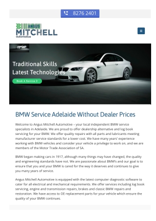 BMW Service Adelaide