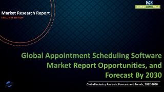 Appointment Scheduling Software Market to be worth USD 786.2 million by 2030