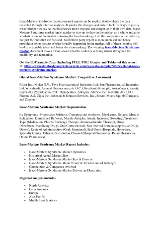 Isaac-Mertens Syndrome Market