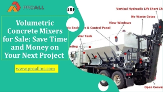 Volumetric Concrete Mixers for Sale-Save Time and Money