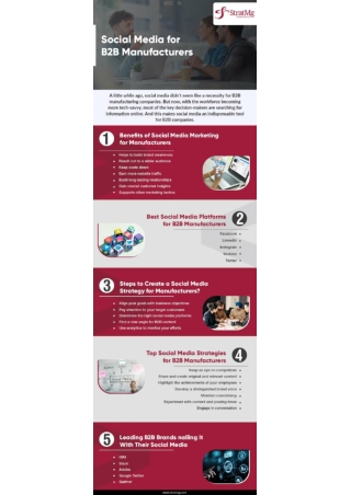 Social Media for B2B Manufacturers