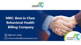 MBC: Best-in-Class Behavioral Health Billing Company