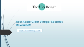 Best Apple Cider Vinegar Secretes Revealed