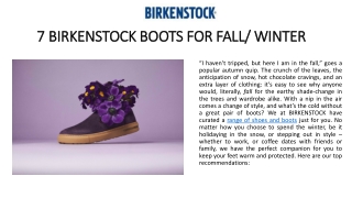 7 Birkenstock Boots For Fall/ Winter - Check Now!