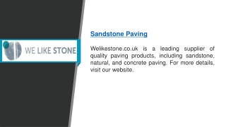 Sandstone Paving   Welikestone.co.uk