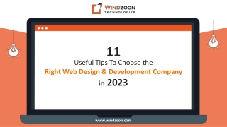 11 Useful Tips To Choose the Right Web Design & Development Company in 2023