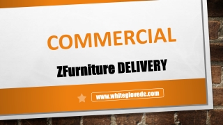 Commercial Furniture Delivery And Installation