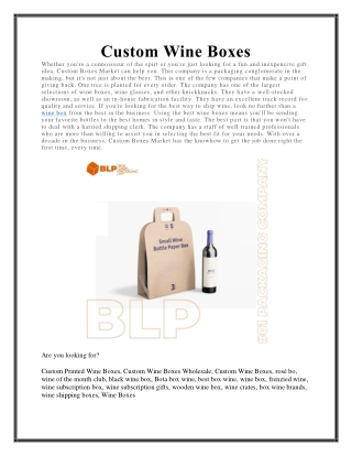 Custom Wine Boxes|  wooden wine box|  wine crates