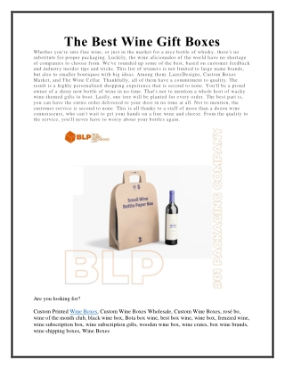 The Best Wine Gift Boxes| wine boxes|  wooden wine box