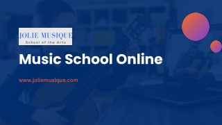 Music School Online - www.joliemusique.com