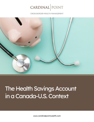 The Health Savings Account in a Canada-U.S. Context EBook