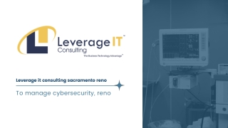 Services for Cybersecurity Reno