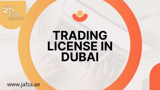 Trading License In Dubai