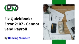 Fix QuickBooks Error 2107