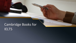 Cambridge Books for IELTS