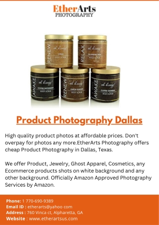 Product Photogaraphy Dallas