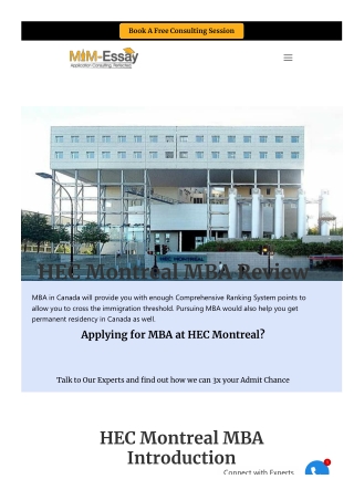 www-mim-essay-com-hec-montreal-mba-review-