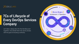 7Cs of Lifecycle of Every DevOps Services Company