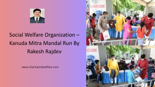 Social Welfare Organization – Kanuda Mitra Mandal Run By Rakesh Rajdev