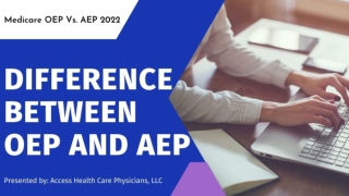 Difference Between Oep and Aep Medicare