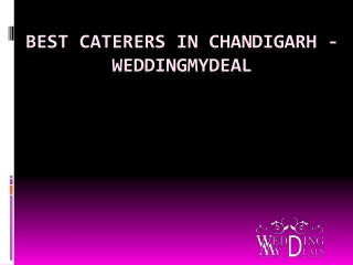 Best Caterers in Chandigarh