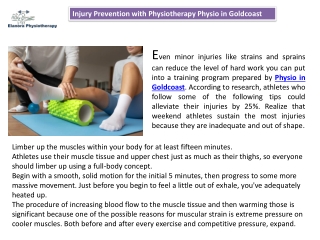 Sports injury physio in Goldcoast