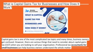 What is Capital Gains Tax for Businesses and How Does It Work_