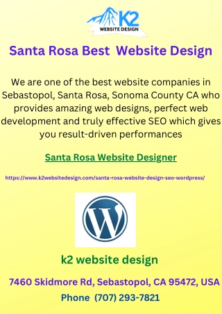 Santa Rosa Best Website Design