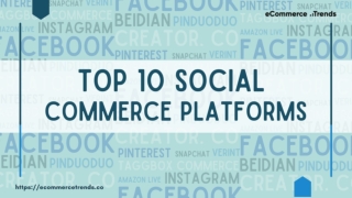 Top 10 Social Commerce Platforms