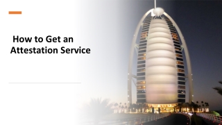 How to get an Attestation Service