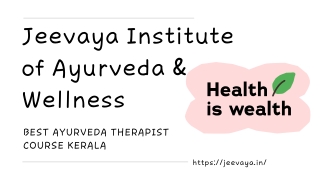 Jeevaya institute of education and training in kerala