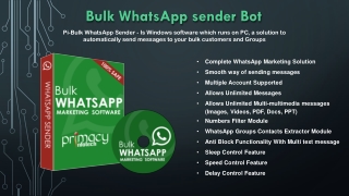 Bulk WhatsApp Marketing Software