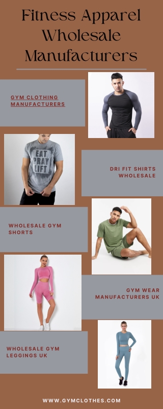 Contact Fitness Apparel Wholesale Manufacturers Today