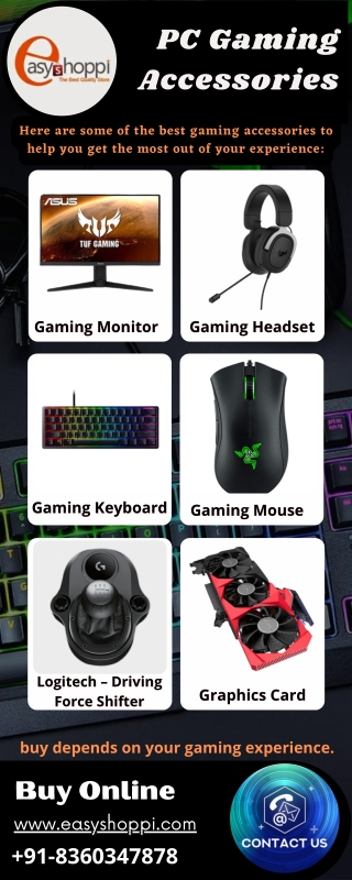 Easyshoppi: Buy computer Hardware & PC Gaming Accessories Online