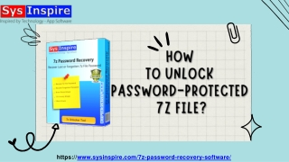 How  to unlock  password-protected  7z file?