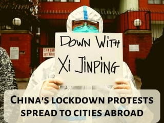 China's lockdown protests spread to cities abroad