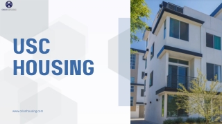 USC Housing -Orion Housing