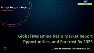 Melamine Resin Market Worth US$ 2.4 billion by 2025