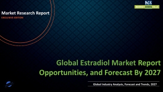 Estradiol Market growth projection to 6.8% CAGR through 2027