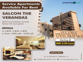 La Lagune Service Apartment for Rent in Gurgaon