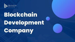 Blockchain Development Company