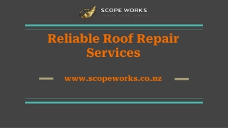 Reliable Roofing Services in Auckland