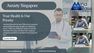 Anxiety Therapy Singapore | Anxiety Counselling in Singapore