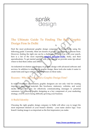 The Ultimate Guide To Finding The Best Graphic Design Firm In Delhi