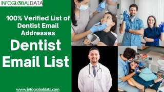 Dentist Email List | 100% Opt-In List of Dentists